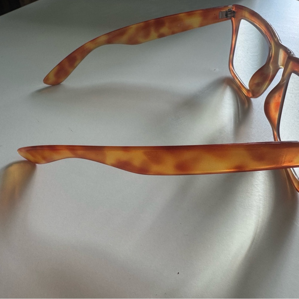 Tortoiseshell Rectangular Glasses - Picture 3 of 6